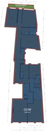 Floorplan - Oudegracht 150BSA, 3511 AZ Utrecht